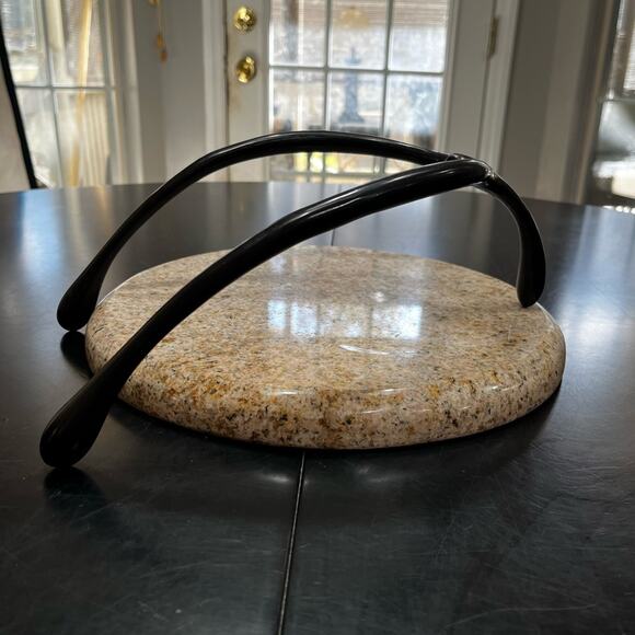 NEW Pottery Barn Antique Bronze Wrought Iron Wishbone Display Sculpture 12” NWOT
